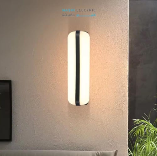 إضاءة جدارية ليد رصاصي أنيقة 30 وات