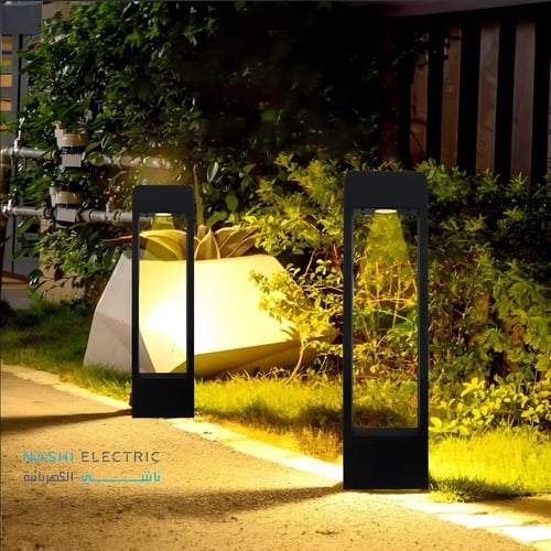 عامود حديقة لوكلير LECLERC اسود بمقاسات مختلفة