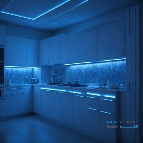 شريط ليد زينة 50 متر 2 خط الوان متعددة