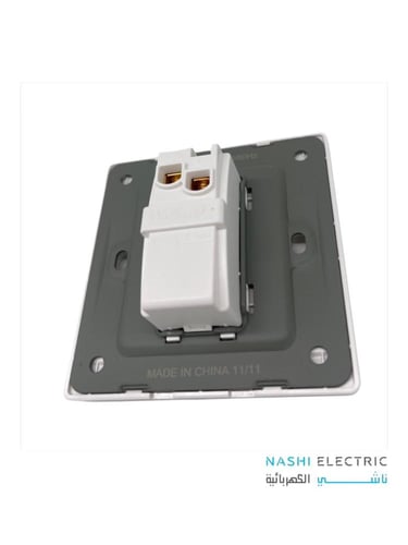 مفتاح جرس لوكلير ابيض LECLERC سموث