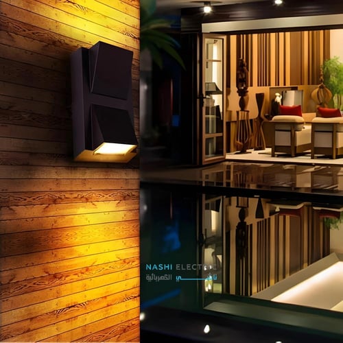 كشاف بوابة خارجي 10 وات اصفر