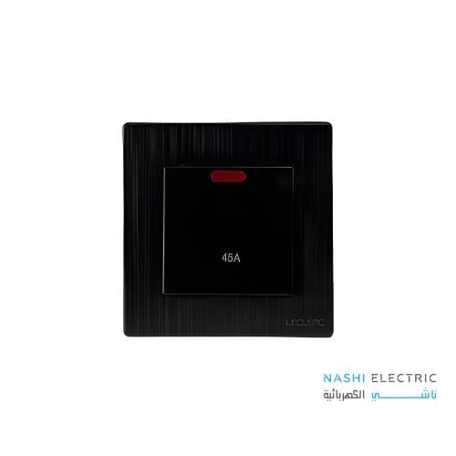 مفتاح مكيف 45 امبير لوكلير اسود LECLERC