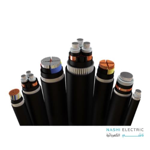 كيبل 4 خطوط بمقاسات متنوعة المنيوم