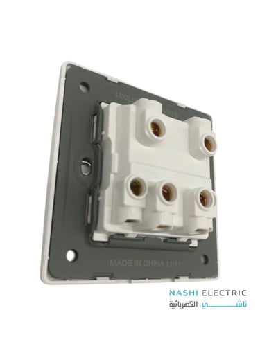 مفتاح سخان 20 امبير لوكلير ابيض LECLERC سموث