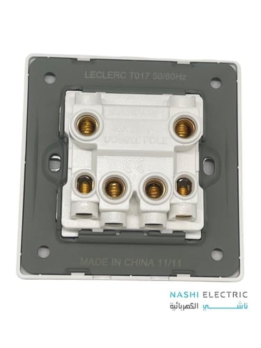 مفتاح مكيف 45 امبير لوكلير ابيض LECLERC سموث