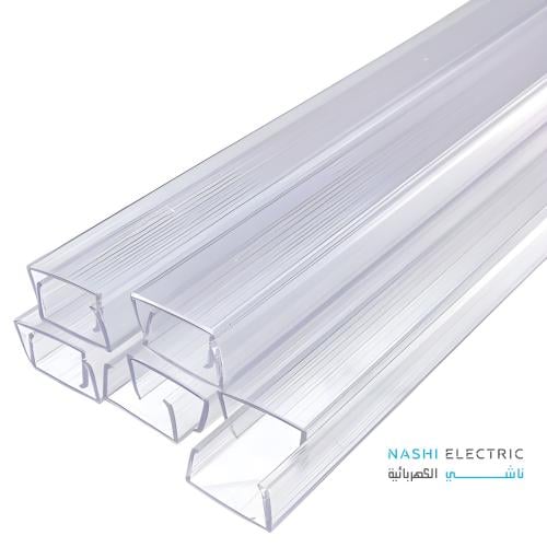 مجرى لشريط الليد شفاف بلاستك ذات جودة عالية