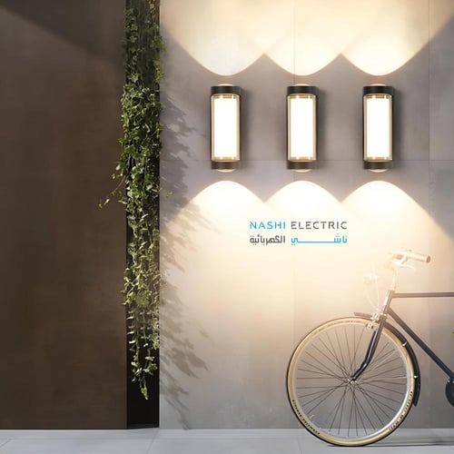 ابليك جداري خارجي اسود 14 وات