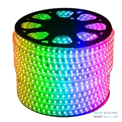 شريط ليد زينة 50 متر 2 خط الوان متعددة