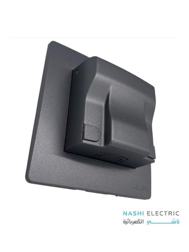 مخرج كيبل 45 امبير لوكلير رمادي LECLERC سموث