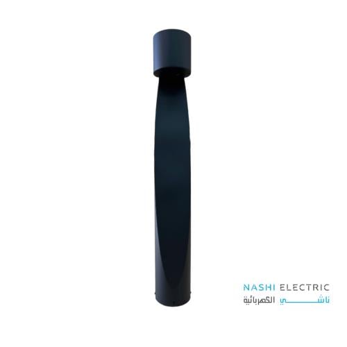 عامود حديقة لوكلير LECLERC اسود بمقاسات مختلفة