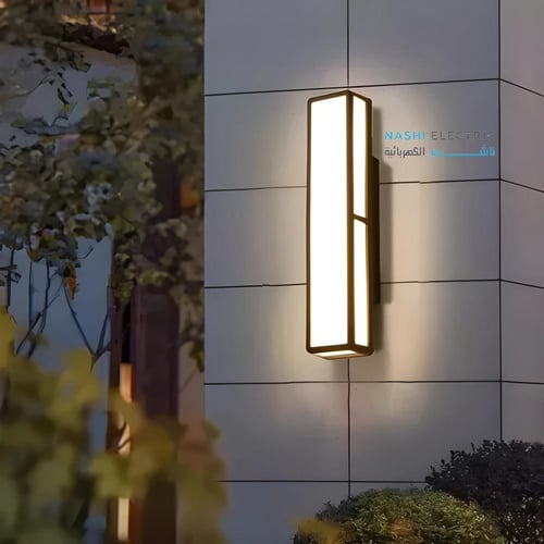 ابليك جداري خارجي اسود 22 وات