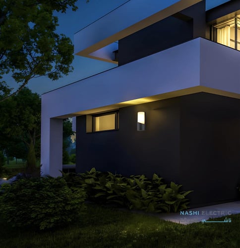 كشاف ليد لطش داخلي - خارجي اسود 24 وات