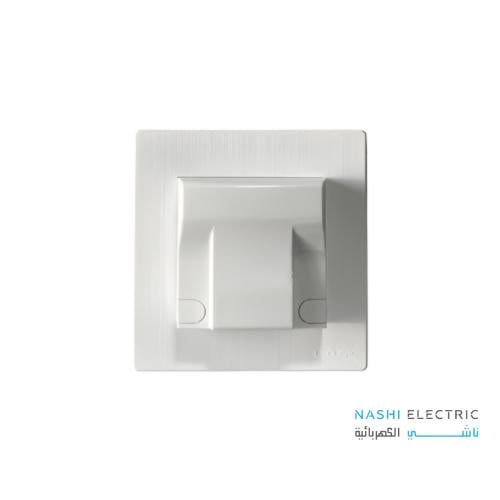 مخرج كيبل 45 امبير لوكلير ابيض LECLERC