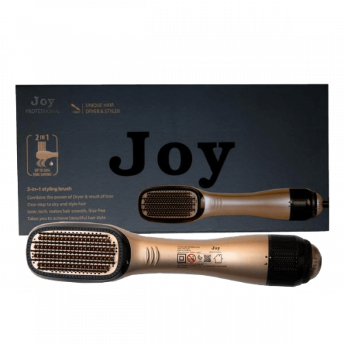 استشوار وفرشاة جوي |ذهبي