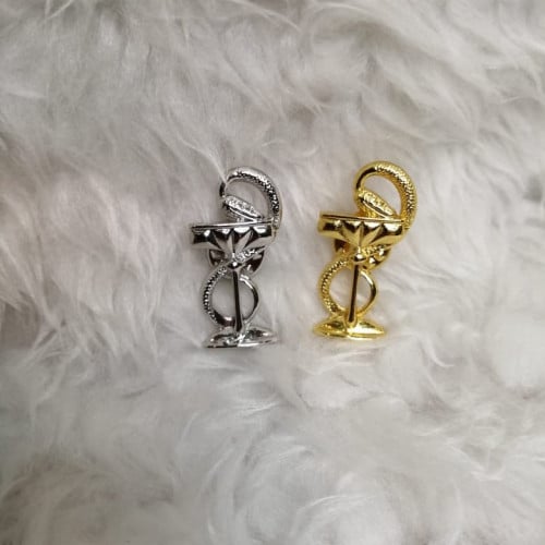 Medical Brooch - Golden Pharmacy Logo