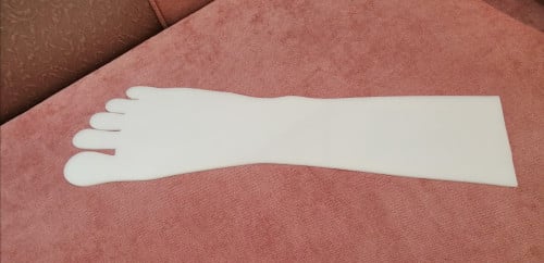 قدم أكريليك للتدريب على النقش