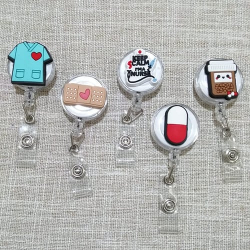 حامل بطاقة العمل بشعارات طبية موديل9