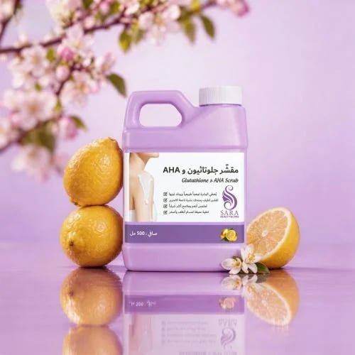 مقشر جلوتاثيون و AHA