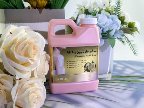 مقشر جلوتاثيون و AHA