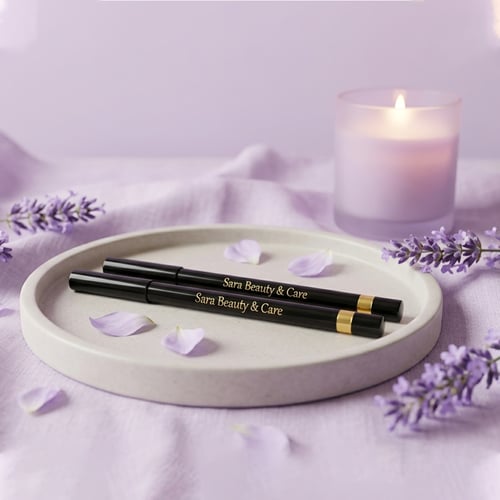 كحل اسود فاحم ضد الماء مع مبراه