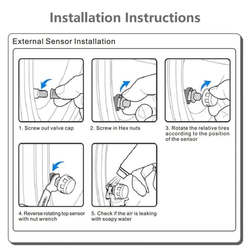 TPMS جهاز مراقبة ضغط هواء الإطارات الاوتماتيكي