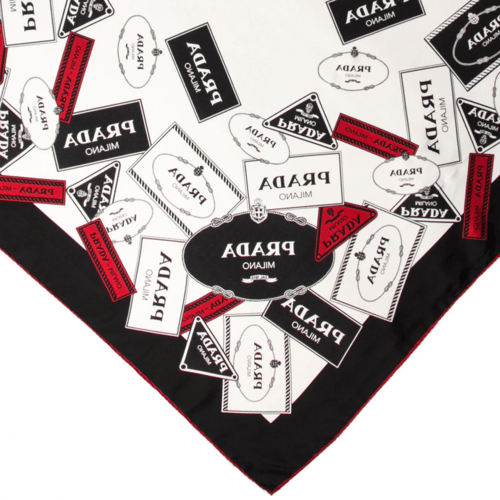 Prada silk scarf