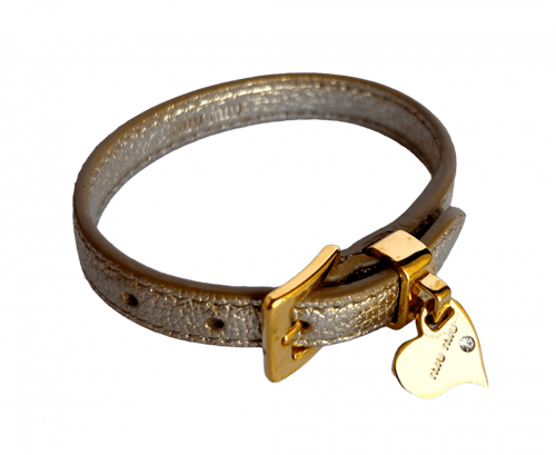 MiuMiu leather bracelet