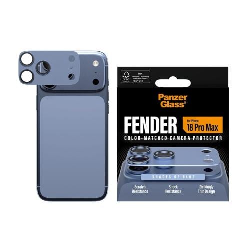 بانزر جلاس Fender غطاء حماية عدسات الكاميرا لأجهزة...
