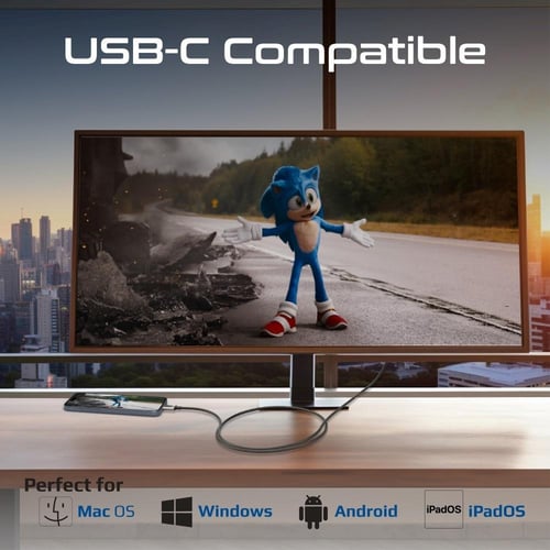 بروميت كابل من USB-C إلى HDMI يدعم دقة 4K بمعدل 60...