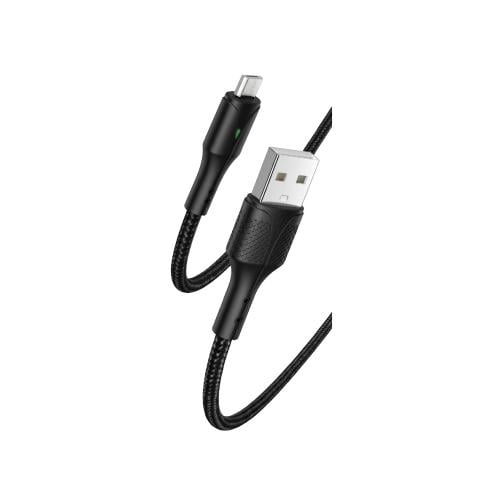 يسيدو كابل شحن ونقل بيانات قماشي سريع Micro USB بم...