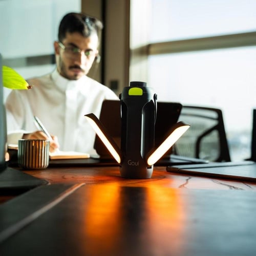 قوي تيرو إضاءة محيطة قابلة للطي + مكبر صوت + بطاري...