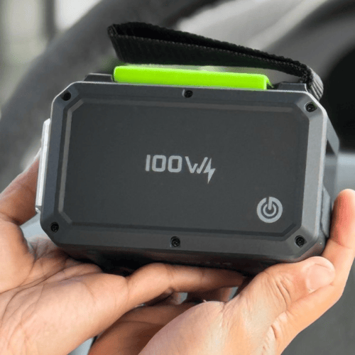 قوي بيست مولد طاقة 100 واط مع ضوء فلاش ليد - BEAST...