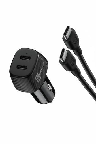 سيلورلاين شاحن جوال للسيارة 40 واط بمنفذين تايب سي...