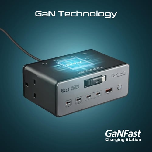 بروميت محطة شحن 10‑في‑1 بمنافذ AC وUSB‑C ويو اس بي...