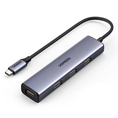 يوجرين موزع USB-C إلى 4 منافذ سرعة 5 جيجابت في الث...