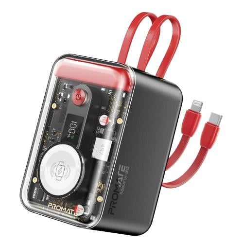 بروميت باور بنك بقوة 20 واط - شحن مغناطيسي MagSafe...