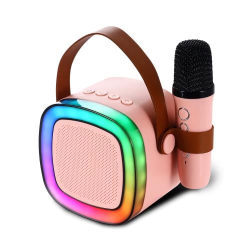 مايكرو ديجت كاروكي مكبر صوت بلوتوث مع مايكروفون ور...