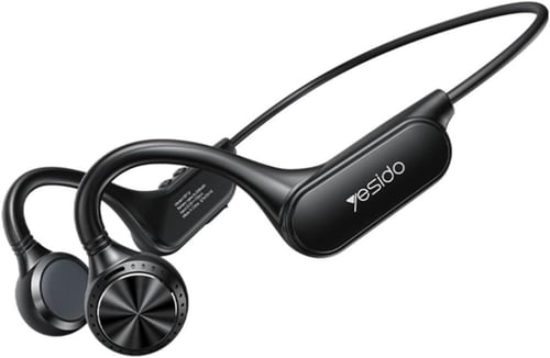 يسيدو سماعة اذن بشريط عنق بلوتوث لاسلكي أسود-YSP12