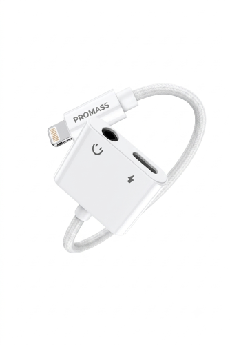 محول وموزع آيفون مزدوج من Lightning إلى AUX 3.5mm...