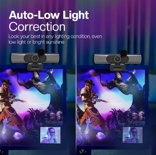 فيرتوكس كاميرا ويب فيرتو كام ذات التركيز التلقائي...