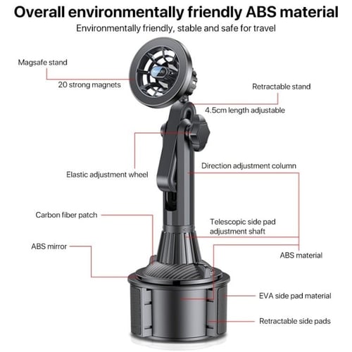 يسيدو ستاند جوال مغناطيسي للسيارة مكان الاكواب-C20...