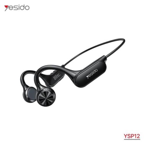 يسيدو سماعة اذن بشريط عنق بلوتوث لاسلكي أسود-YSP12