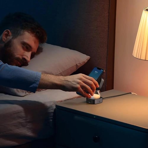 يوجرين شاحن مكتبي لاسلكي مغناطيسي 2في1 - W526