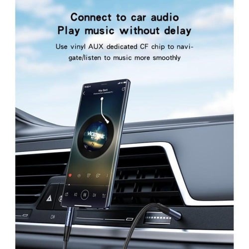 يسيدو وصلة صوت AUX اي يو اكس طرفين 1 متر اسود-YAU4...