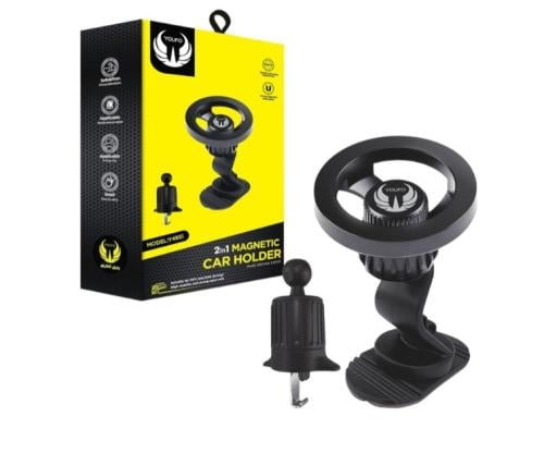 يوفو حامل جوال مغناطيس للسيارة اسود - Y4851