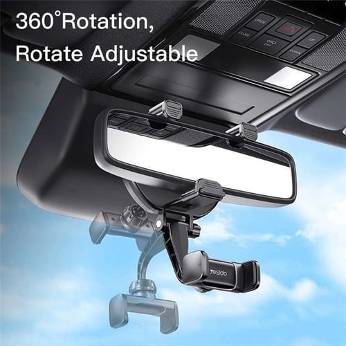 يسيدو ستاند لحمل الهاتف بمرآة السيارة قابل للدوران...