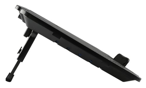 بروميت قاعدة تبريد لابتوب بمروحتين لون اسود-AirBas...