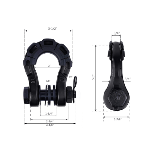 حلقات سحب فولاذية مطورة مقاس 10 سم بقوة تحمل 8 طن...