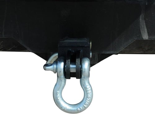 حلقة هوك سحب تشطيب أسود متين ونقطة تثبيت آمنة للاس...