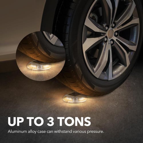 لمبات أرضية بالطاقة الشمسية بلون كريمي تشغيل تلقائ...